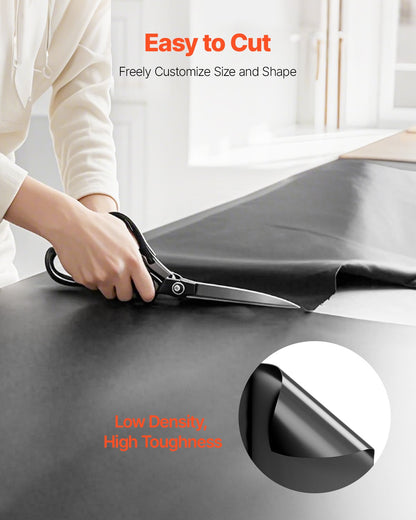 10Mil Plastic Wrap Roll 5 x 100 FT Heavy Duty Polyethylene Black