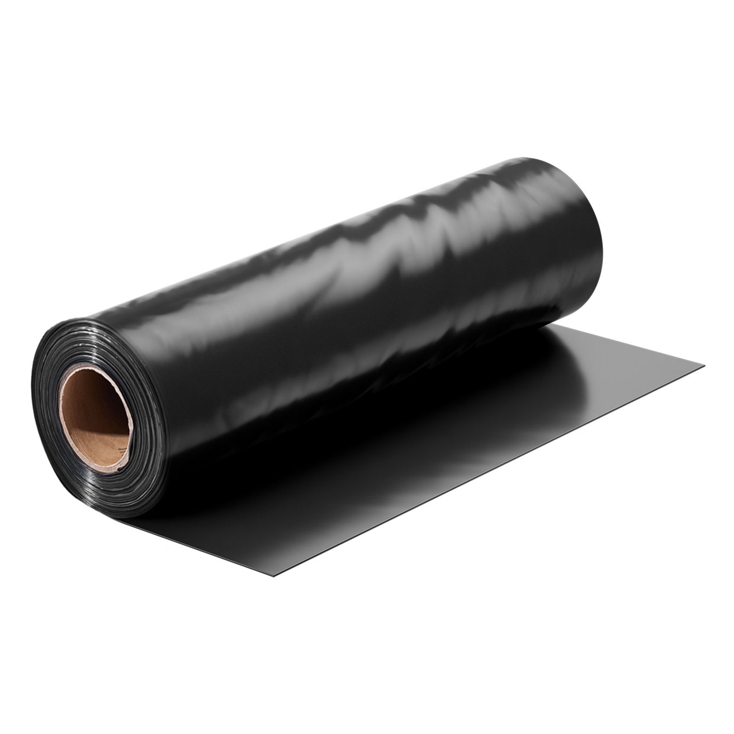 10Mil Plastic Wrap Roll 5 x 100 FT Heavy Duty Polyethylene Black