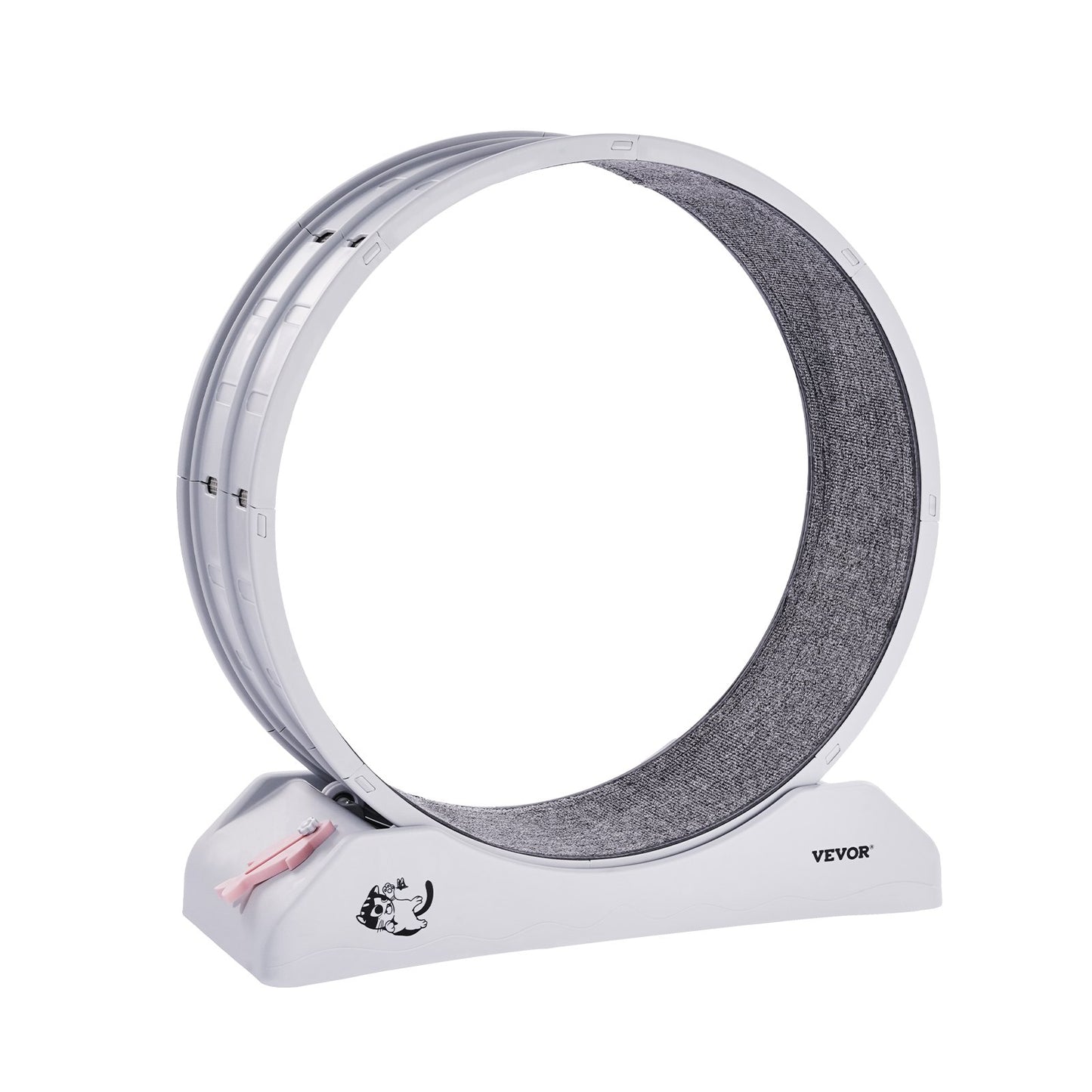 Cat Training Wheel 31.5 in Large Indoor Cat Running Wheel Treadmill White