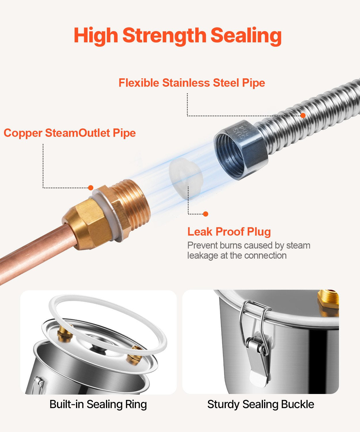 Moonshine Still Water Alcohol Distiller 13.2Gal w/ Thumper Keg &amp; Water Pump