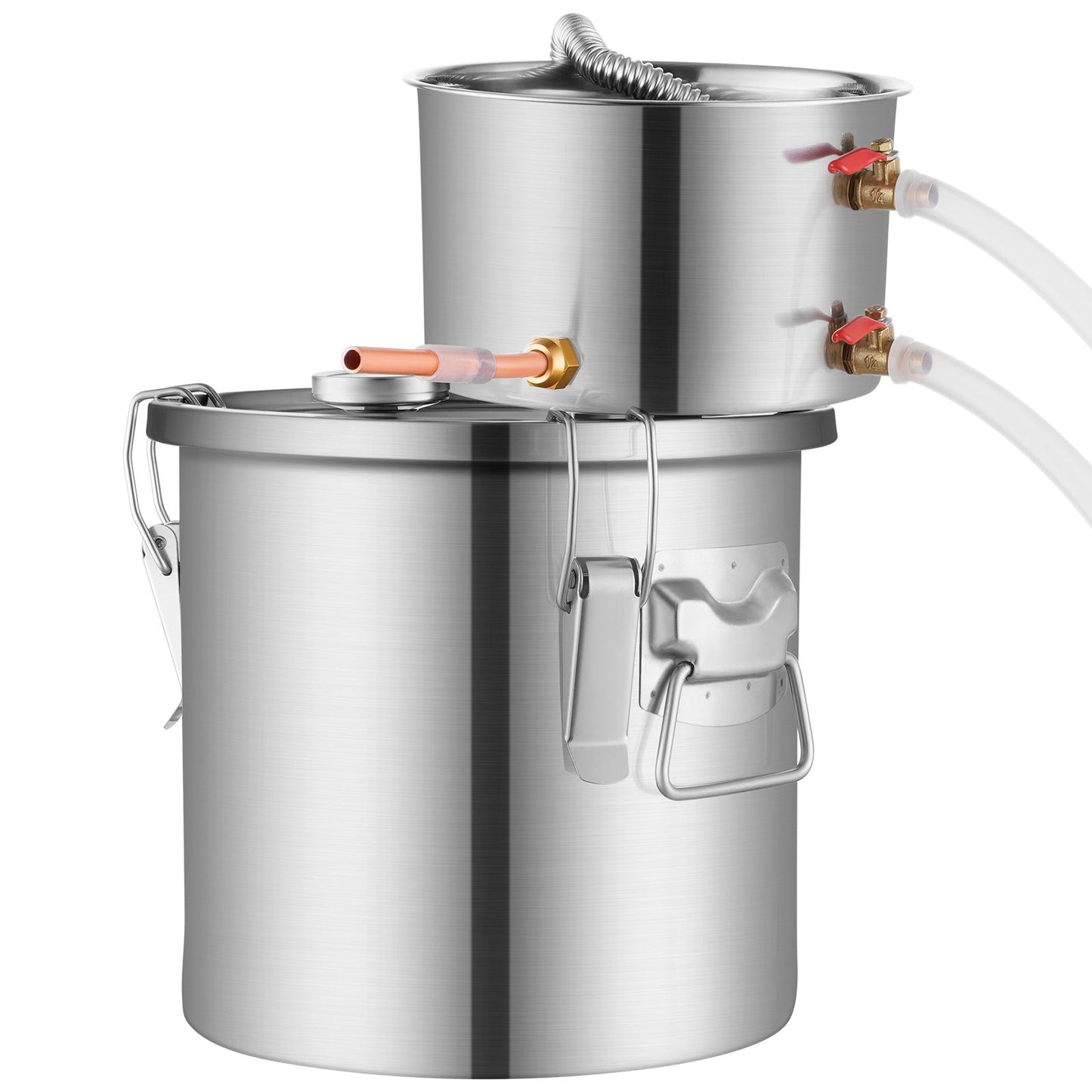 Moonshine Still Water Alcohol Distiller 3Gal w/ Water Pump Stainless Steel