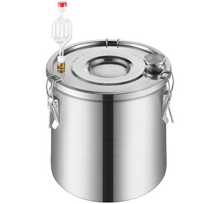 Moonshine Still Water Alcohol Distiller 5Gal with Thumper Keg &amp; 8W Water Pump