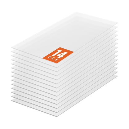 14-pack polykarbonat växthuspaneler 2' X 4' X 0,16'' takplåt