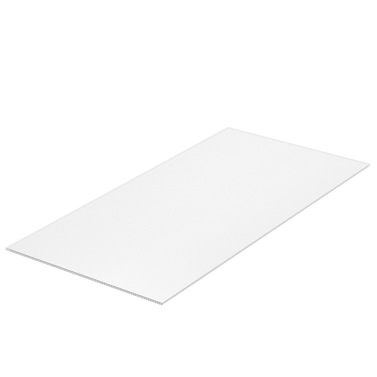 14-pack polykarbonat växthuspaneler 2' X 4' X 0,16'' takplåt