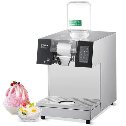 Commercial Snowflake Ice Cream Machine 529LBS/24H Stainless Steel For Ice Cream