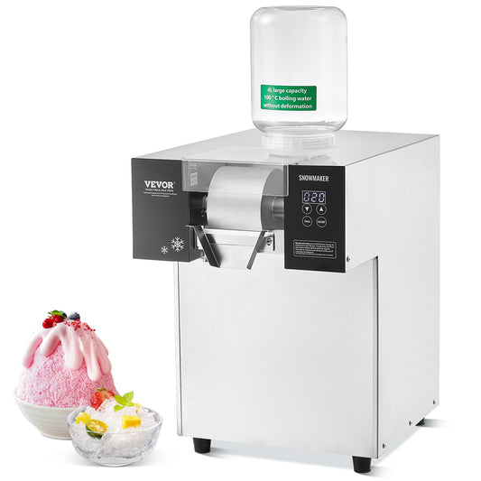 Commercial Snowflake Ice Cream Machine 385LBS/24H Stainless Steel For Ice Cream