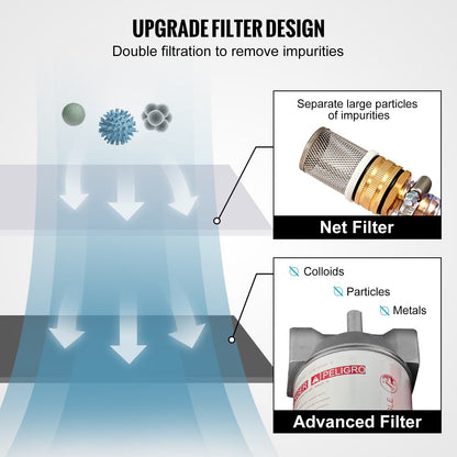 Portable Diesel Tank, 116 Gallon Capacity &amp; 10 GPM Flow Rate, Diesel Fuel Tank with 12V Electric Transfer Pump and 13.1 Feet Rubber Hose, PE Diesel Transfer Tank for Easy Fuel Transport, Gray