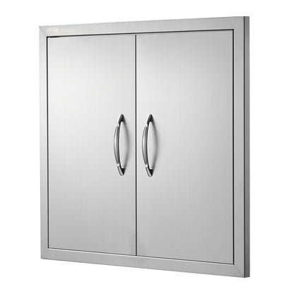 660x609 mm BBQ Island Access Door Outdoor Kitchen Door Stainless Steel