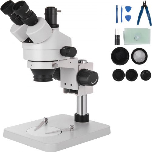 3.5X-90X stereomikroskop 360° vridbart trinokulärt stereomikroskop med pelarstativ |  EU