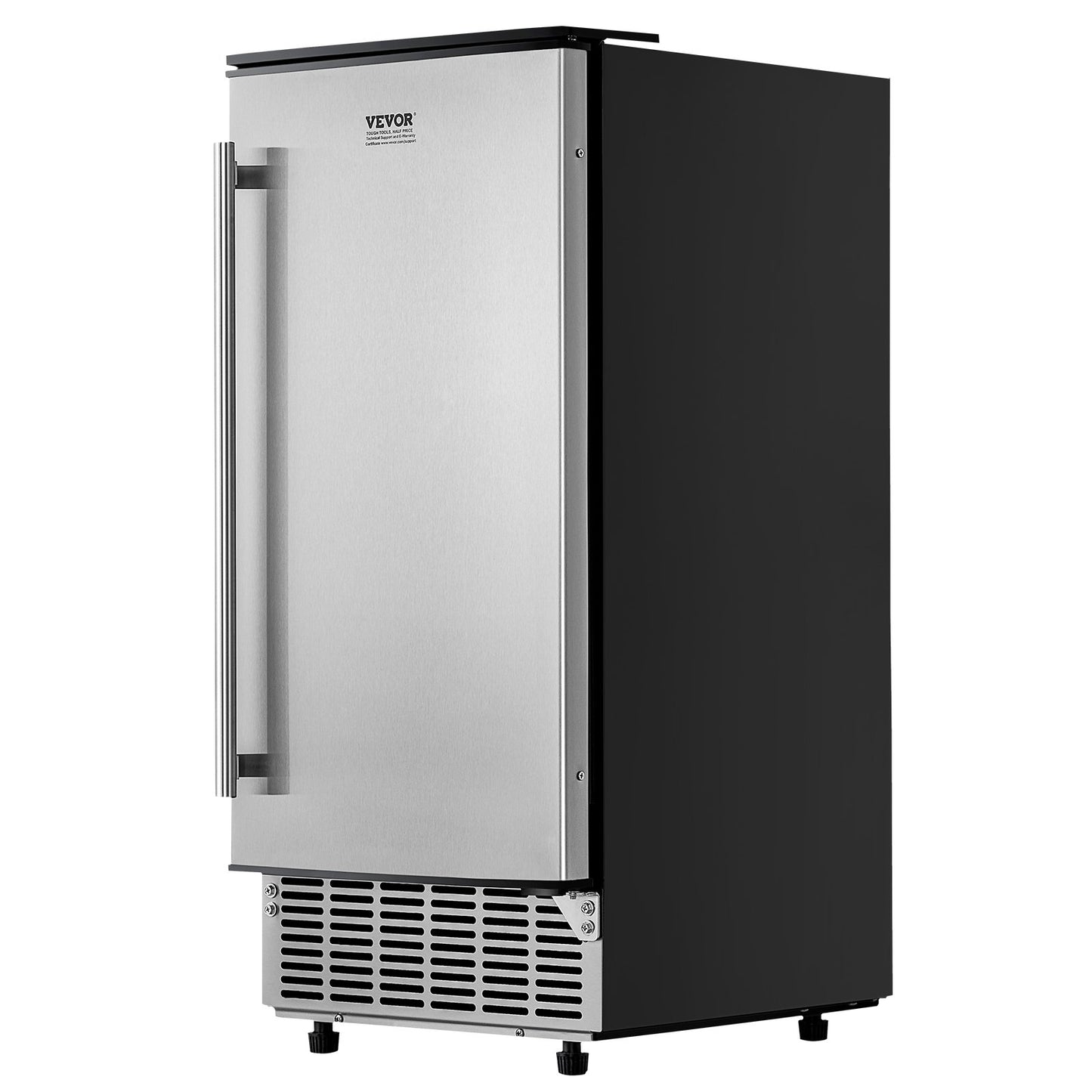 Undercounter Ice Maker 80 Pounds/Day Built-in Ice Maker with Reversible Door