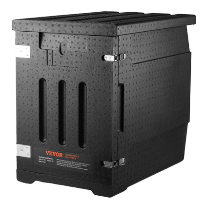 Isolerad matpannabärare, 82 Qt Hot Box för catering, LLDPE Food Box Carrier med dubbla spännen, frontmatad matvärmare för restaurang, matsal, etc.