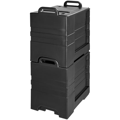 Insulated Food Pan Carrier Stapelbar Catering Dishbox 81QTx 2 Skavfat