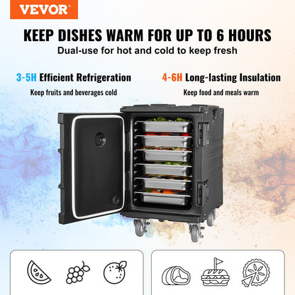 Insulated Food Pan Carrier Stackable Catering Dishbox 90L Chafing dish