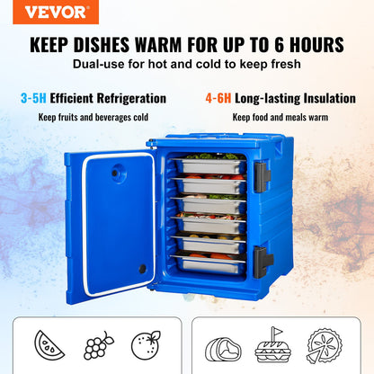 Insulated Food Pan Carrier Stackable Catering Dishbox 90L Chafing dish