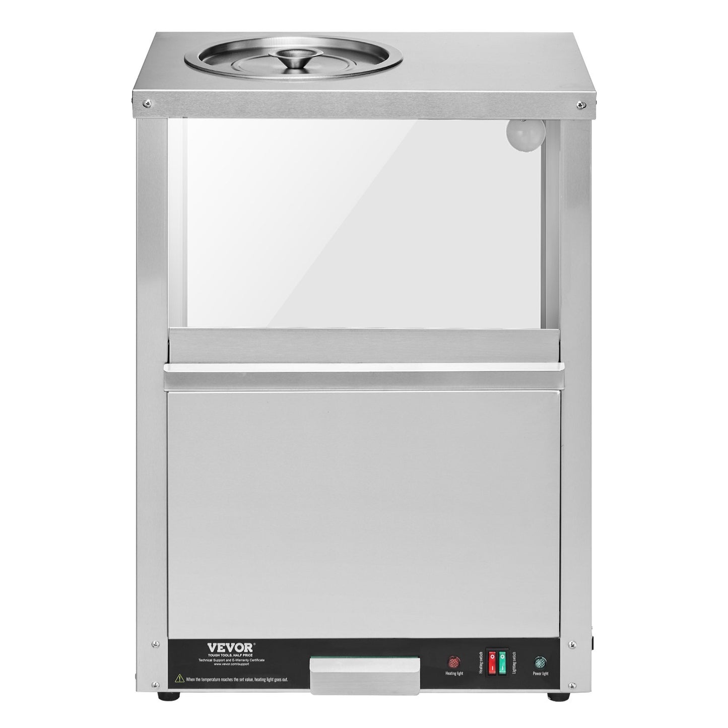 Nacho Chip Warmer 84.5QT/80L för Nacho Chips Popcorn Jordnötschips
