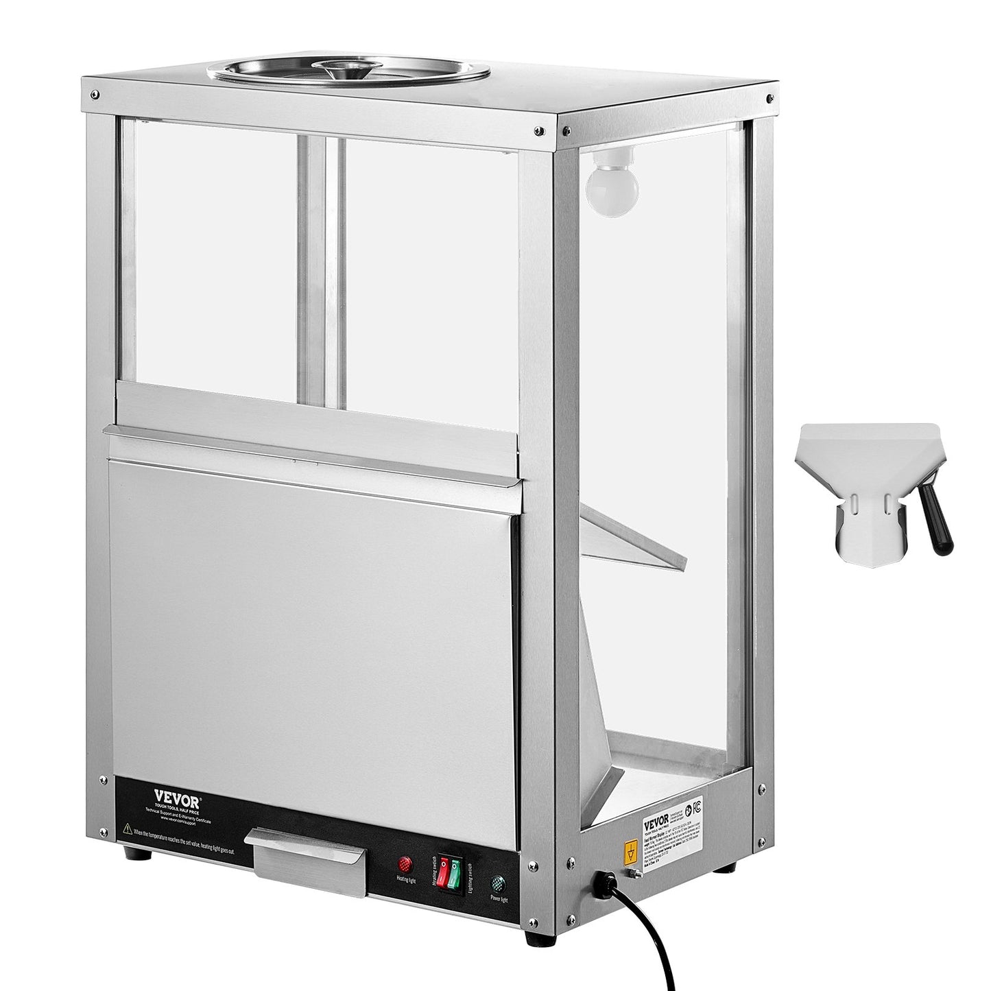 Nacho Chip Warmer 84.5QT/80L för Nacho Chips Popcorn Jordnötschips