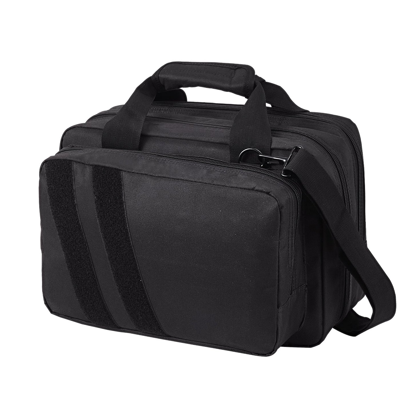 Range Bag for 2 Pistols Tactical Gun Bag 2 Inbyggd Pistol Bags Svart