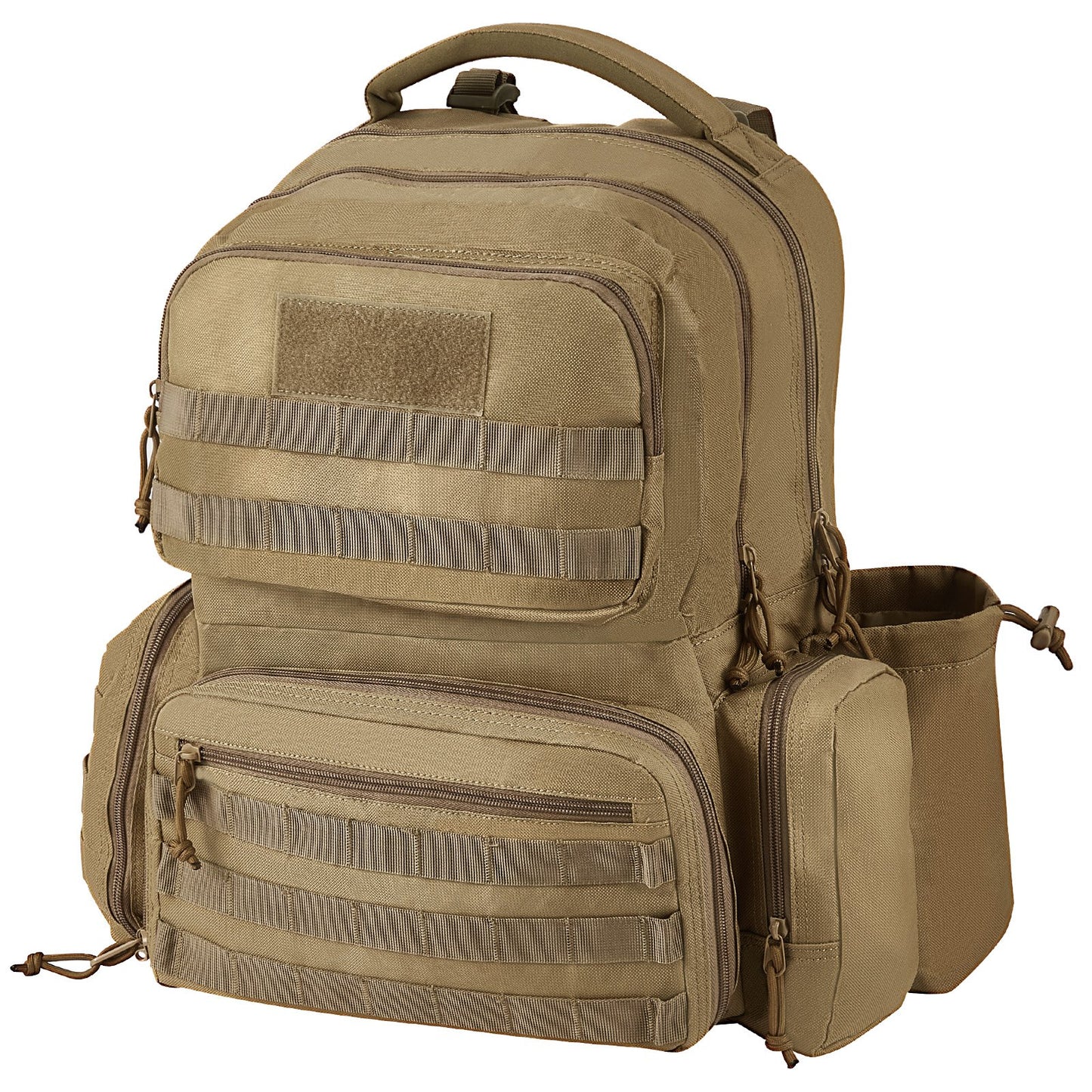 Tactical Range Ryggsäck för 6 Pistols Gun Backpack Brown