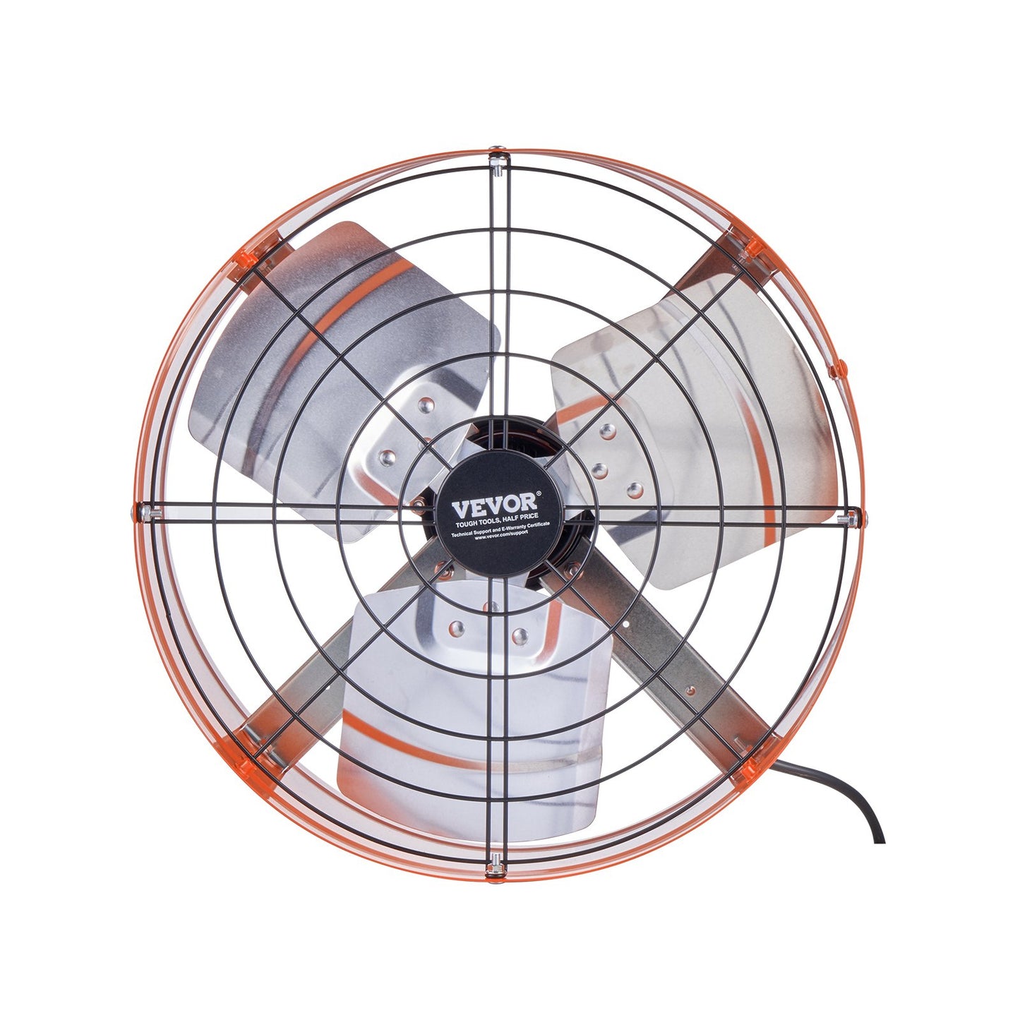15" Gable Mount Fan 1650 CFM Attic Exhaust Fan with Adjustable Thermostat