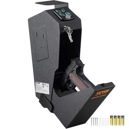 Montierter Waffentresor für Pistolen Biometrischer Waffentresor 3 Zugriffswege für 1 Pistole
