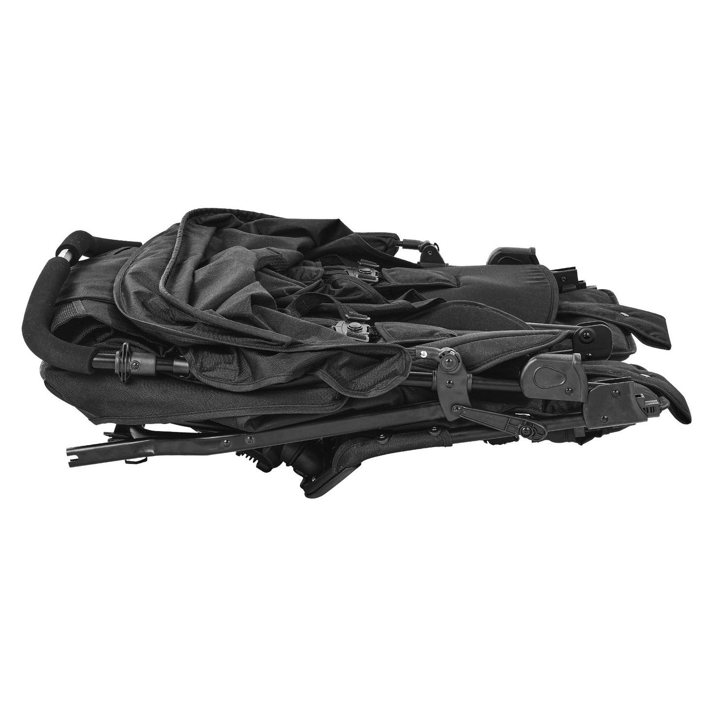 Double Stroller Side x Side Foldable Lightweight Twin Stroller Black