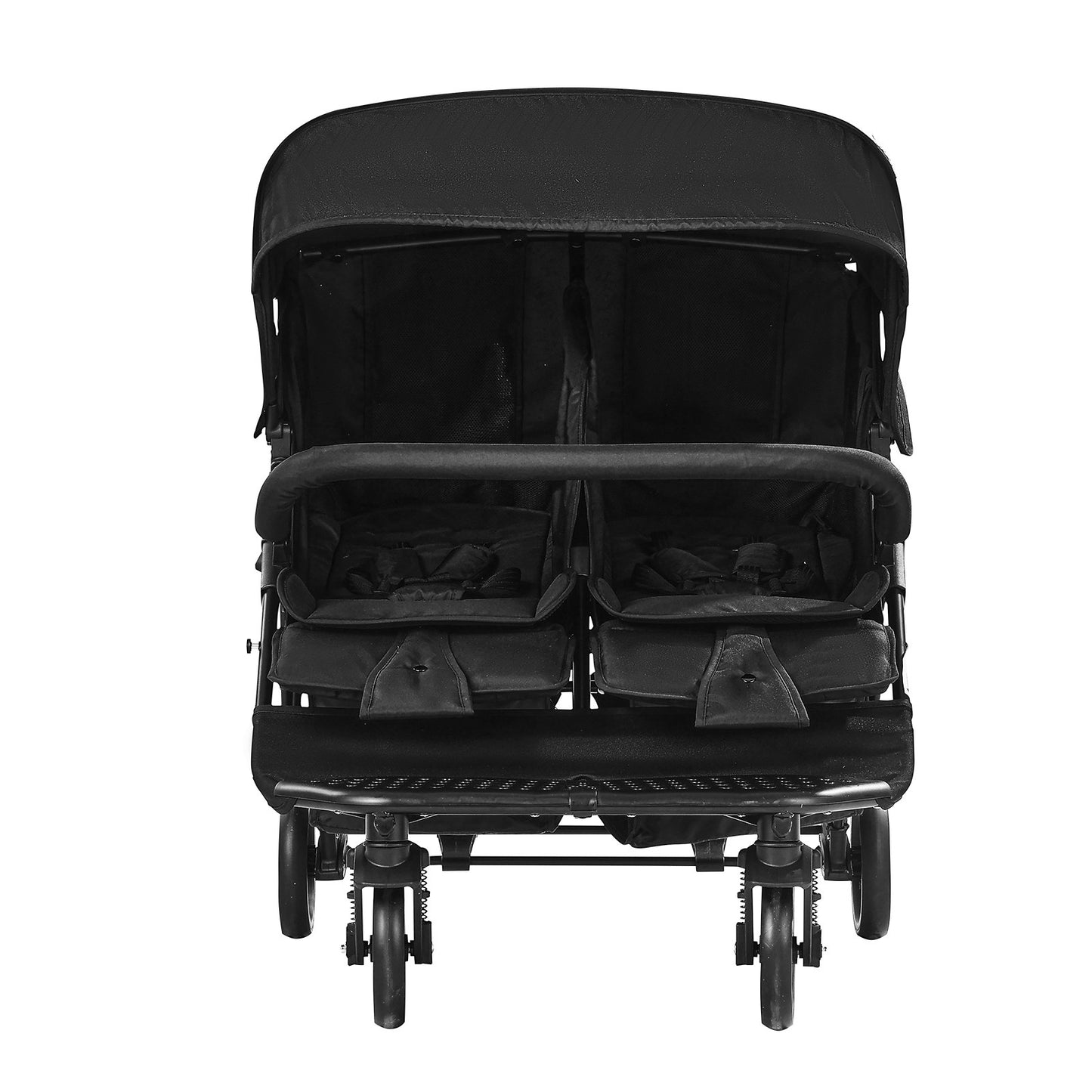 Double Stroller Side x Side Foldable Lightweight Twin Stroller Black