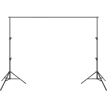12 x 10 ft Heavy Duty Backdrop Stand, Height Adjustable Photography Backdrop Stand, Background Support System with 6 Clamps and a Carrying Bag, for Party, Wedding, Display, Photo