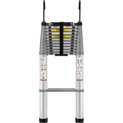 Teleskopstege Aluminium Förlängning Steg 15 fot Multi-purpose Portable