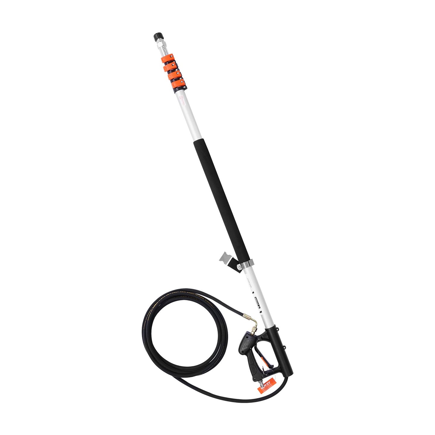 High pressure washer telescopic wand 21 feet brush head telescopic spray wand