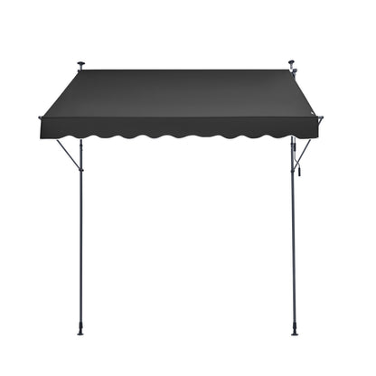 98x47" patio awning Retractable patio roof Sunsetter with crank