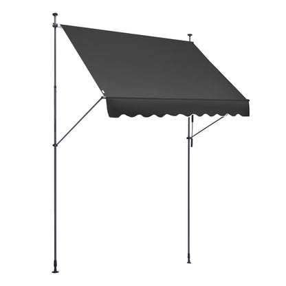 98x47" patio awning Retractable patio roof Sunsetter with crank