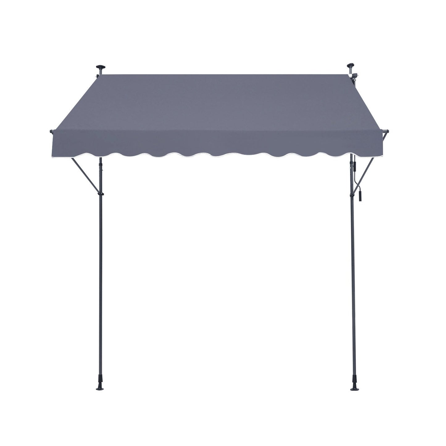 98x47" patio awning Retractable awning sun protection cover with crank