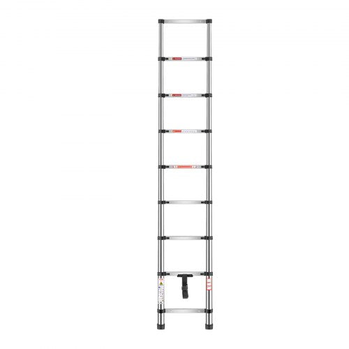 Telescopic Ladder Stainless Steel Extension Ladder 8.5 Feet Portable Ladders | EU
