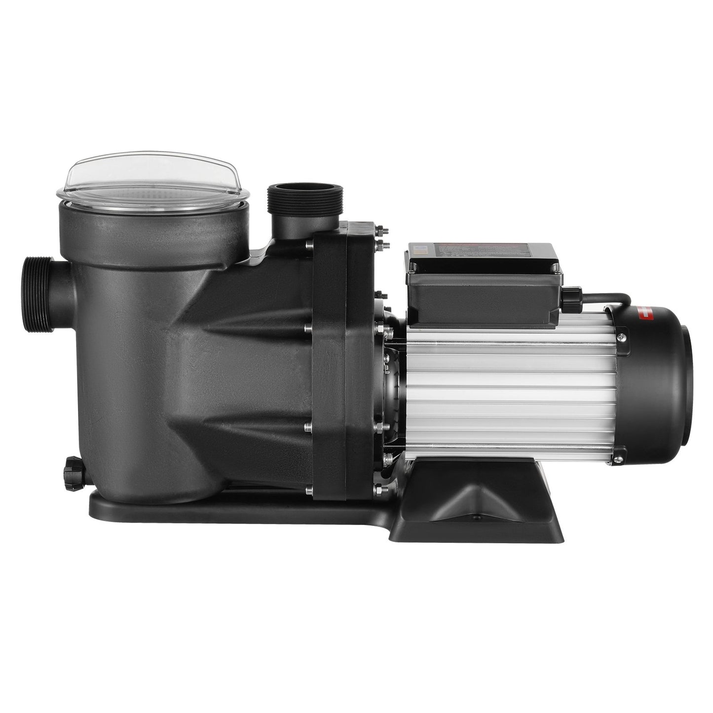 Swimmingpoolpump, 1800W 2HP dubbelhastighet, maxflöde 33000L/H Poolpump över marken, 220V-240V, 1450/2860RPM pump för ovanjordiska pooler, spa, varma källor, bevattningssystem