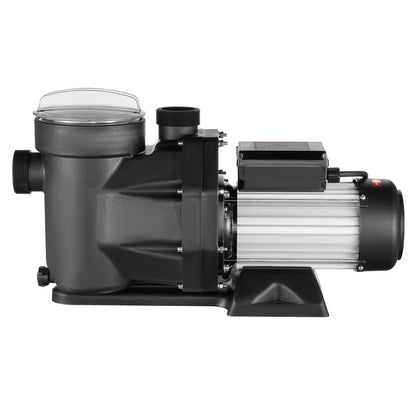 Swimmingpoolpump, 1800W 2HP dubbelhastighet, maxflöde 33000L/H Poolpump över marken, 220V-240V, 1450/2860RPM pump för ovanjordiska pooler, spa, varma källor, bevattningssystem