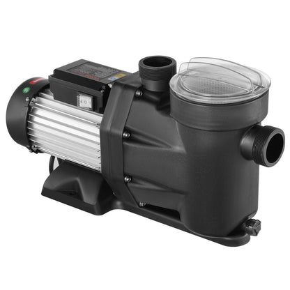 Swimmingpoolpump, 1800W 2HP dubbelhastighet, maxflöde 33000L/H Poolpump över marken, 220V-240V, 1450/2860RPM pump för ovanjordiska pooler, spa, varma källor, bevattningssystem