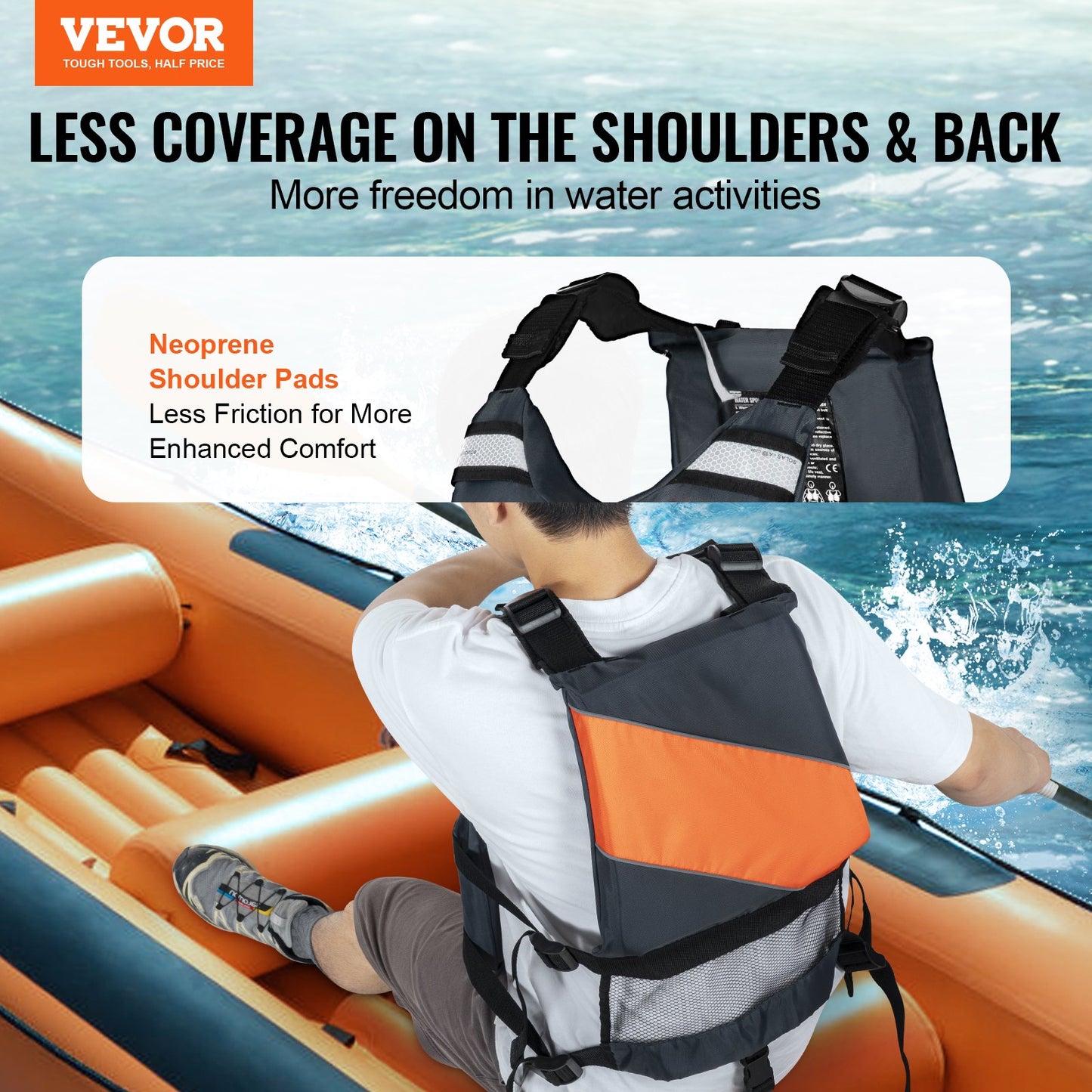 Watersports flytväst PFD 110N Flytväst för män och kvinnor XL