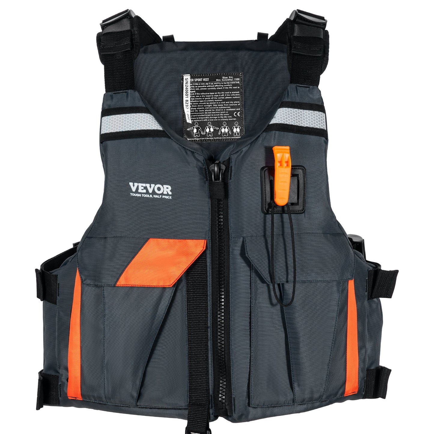 Watersports flytväst PFD 110N Flytväst för män och kvinnor XL