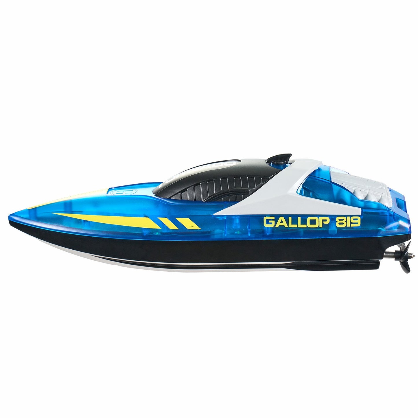 RC Boat 2.4 GHz Remote Control Racing Boat 12 km/h Kids Adults Gift Blue
