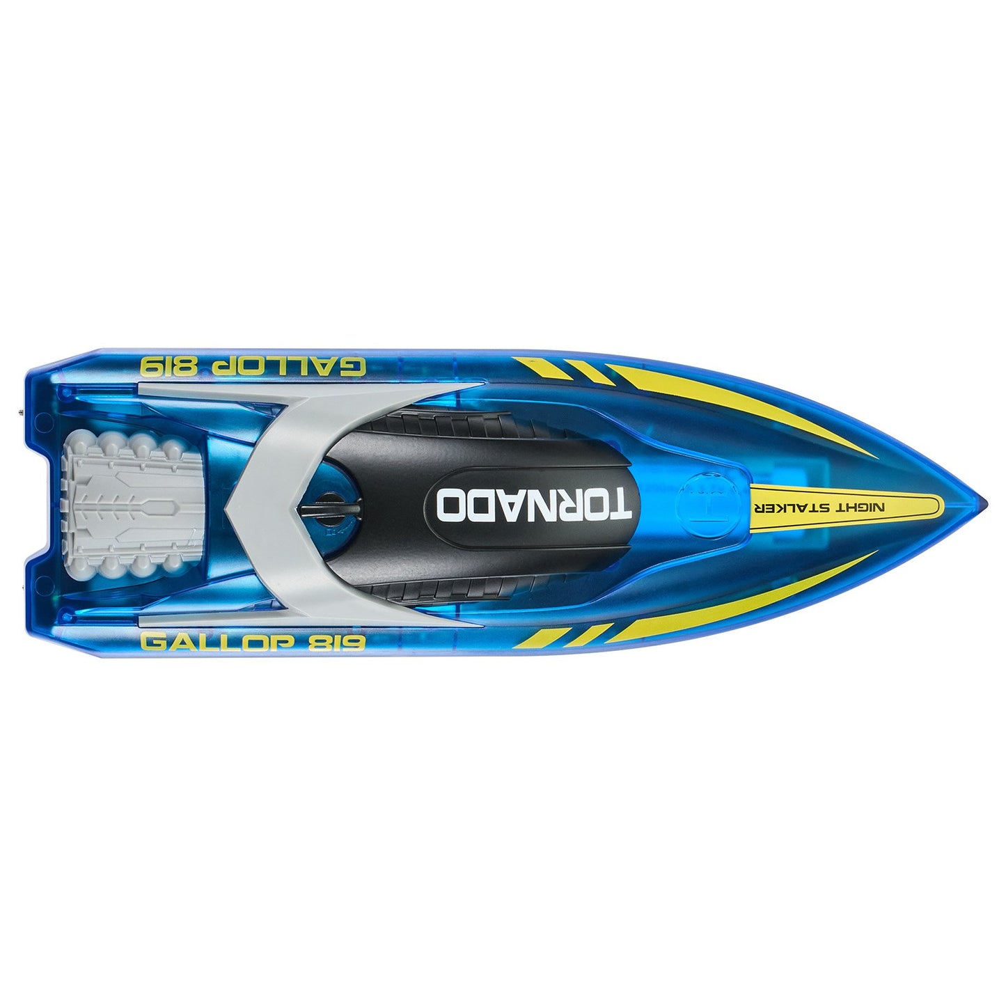 RC Boat 2.4 GHz Remote Control Racing Boat 12 km/h Kids Adults Gift Blue