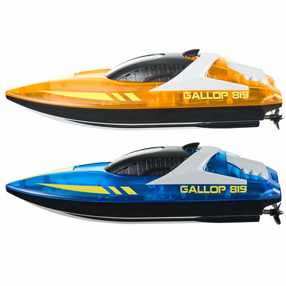 2 PCS RC Boat 2.4 GHz Remote Control Racing Boat 12 km/h Kids Adults Gift