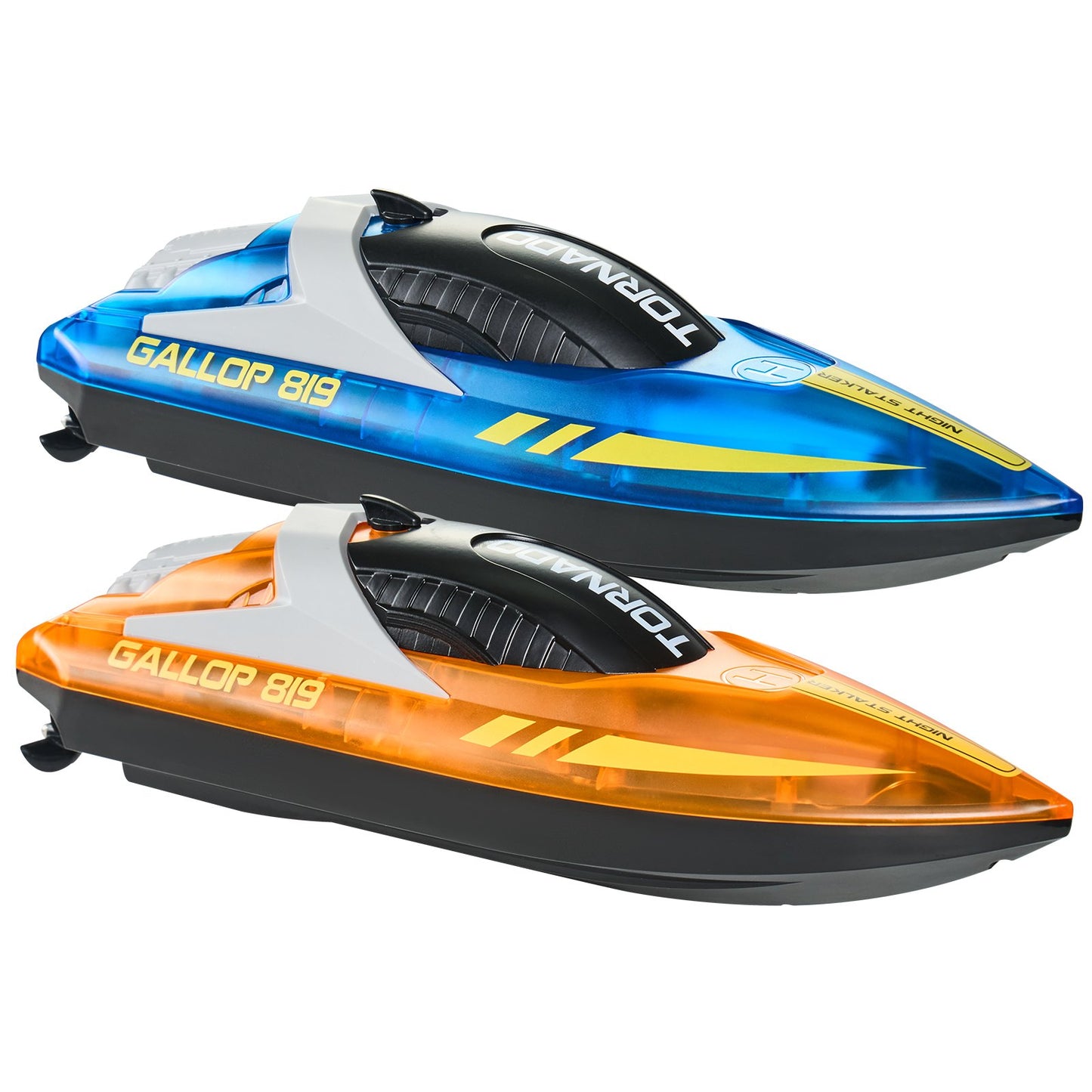 2 PCS RC Boat 2.4 GHz Remote Control Racing Boat 12 km/h Kids Adults Gift