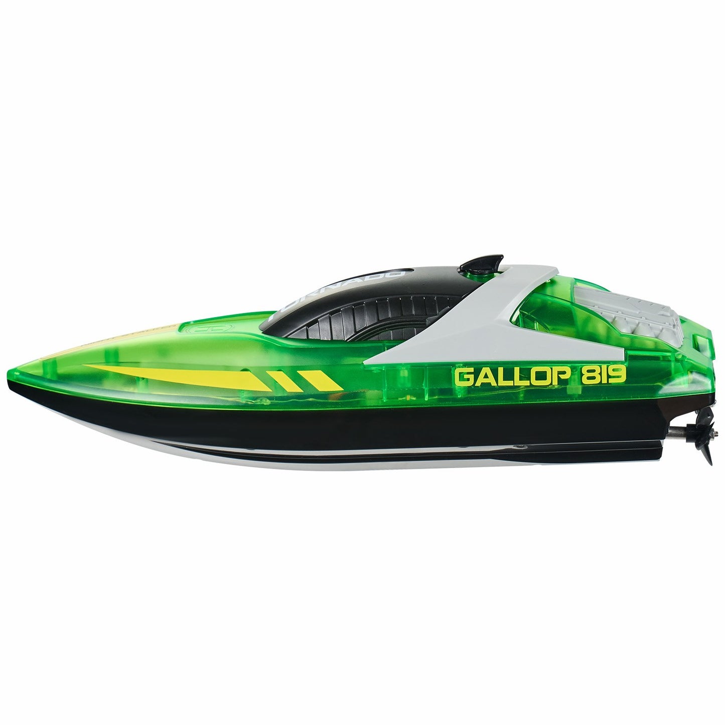 RC Boat 2.4 GHz Remote Control Racing Boat 12 km/h Kids Adults Gift Green