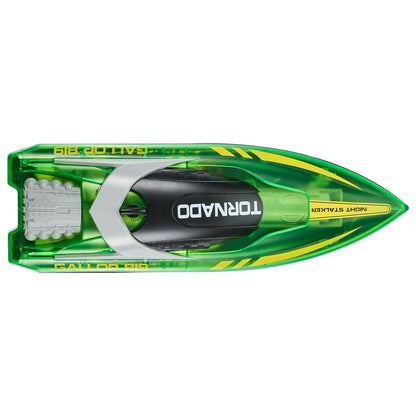 RC Boat 2.4 GHz Remote Control Racing Boat 12 km/h Kids Adults Gift Green