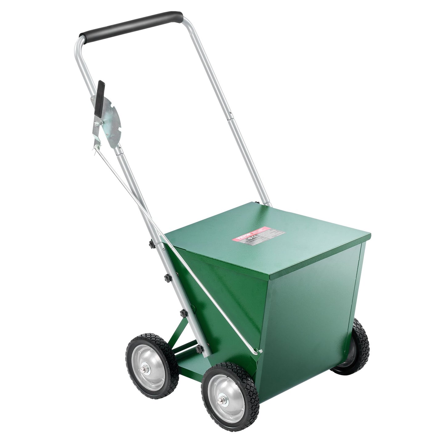 Dry Line Marker 4-Wheel 2 or 4 in Lines Heavy Duty Steel Chalker 65 lbs