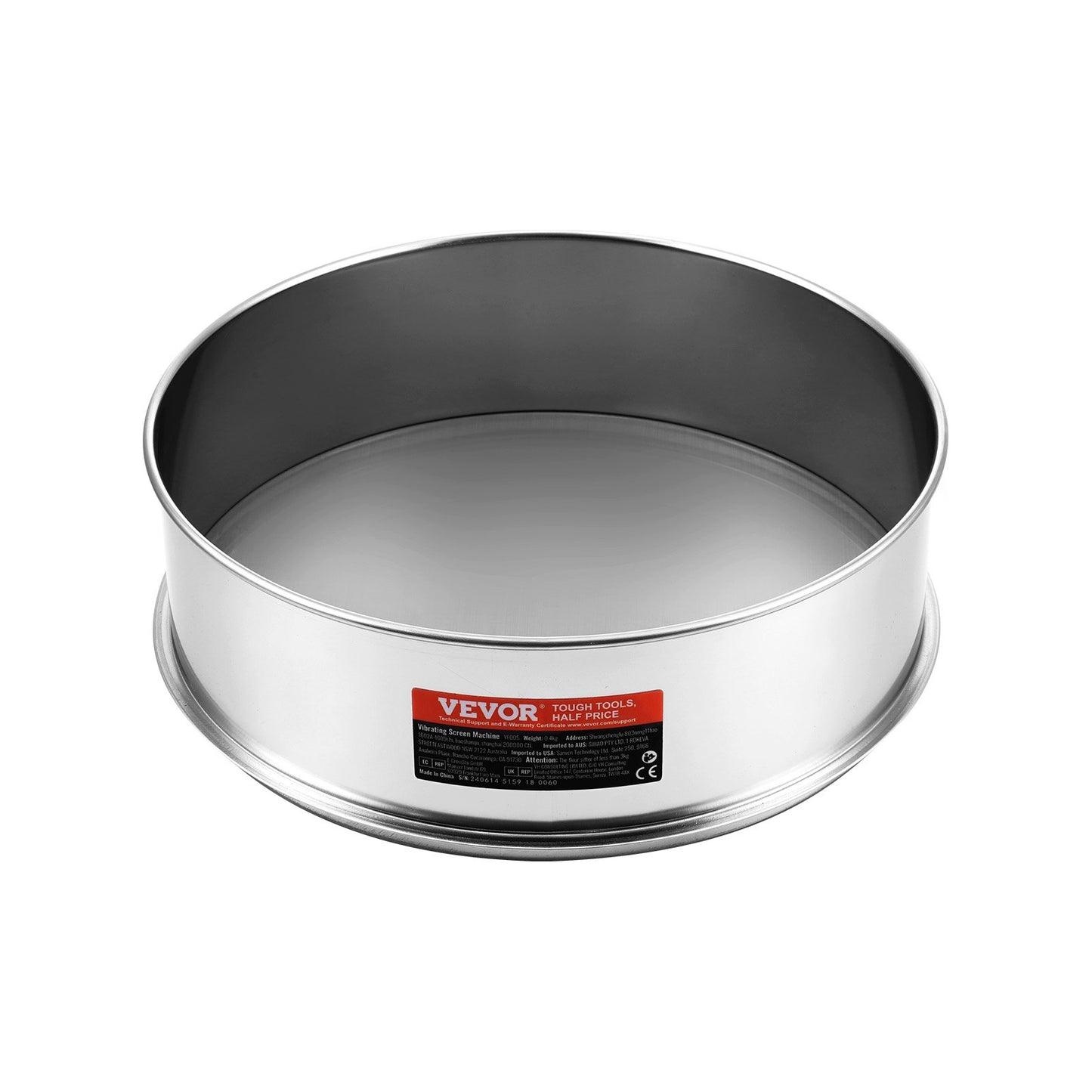 Flour Sieve Fine Mesh Stainless Steel 150 Mesh Flour Sieve for Baking