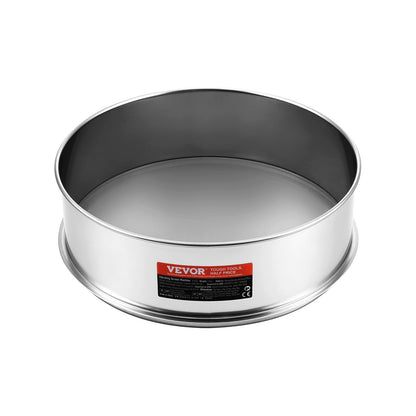 Mehlsieb, feinmaschig, Edelstahl, 40 Mesh, Mehlsieb zum Backen von Kuchen
