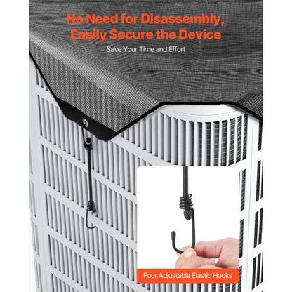 710x710 mm Luftkonditioneringsskydd Nätskydd Rivbeständigt för Utomhusbruk |  EU