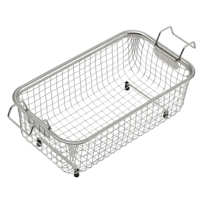 Ultrasonic Cleaner med Digital Timer & Heater, Professionell Ultra Sonic Smycken Cleaner, Rostfritt stål Uppvärmd rengöringsmaskin för glasögon Klockringar Små delar Kretskort (3L)