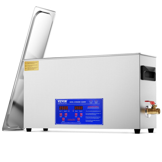 10L Ultrasonic Gun Cleaner 300W Ultra Sonic Cleaner Timer Heating Basket